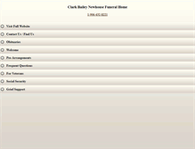 Tablet Screenshot of clarkbaileynewhouse.com